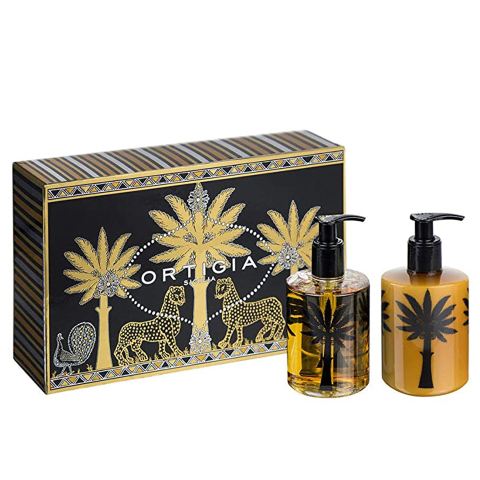 Caja Jabon LÍQuido & Crema De Cuerpo Aroma Ambra Nera